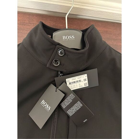 Hugo Boss Camur zip front water repellent wind resistant jacket in black Sz L - Picture 9 of 16